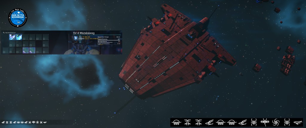 Venerator class (small) All-red freighter : r/NMSGlyphExchange